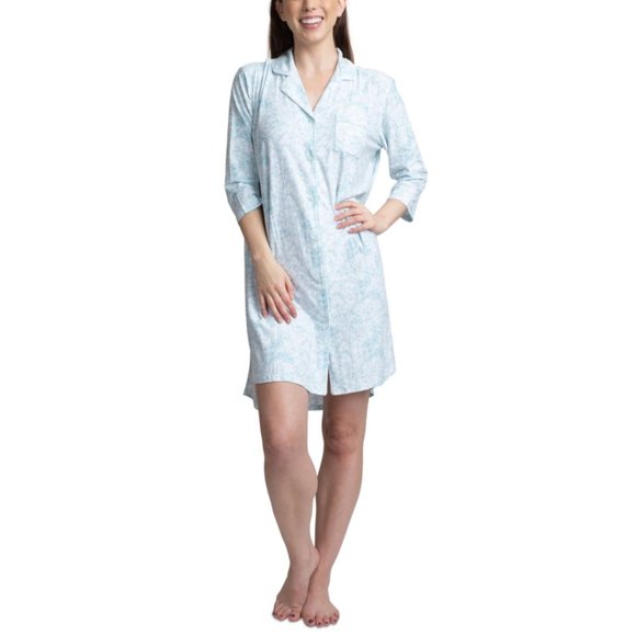 Hanes Comfort Sleep XL Blue/White - Picture 1 of 1